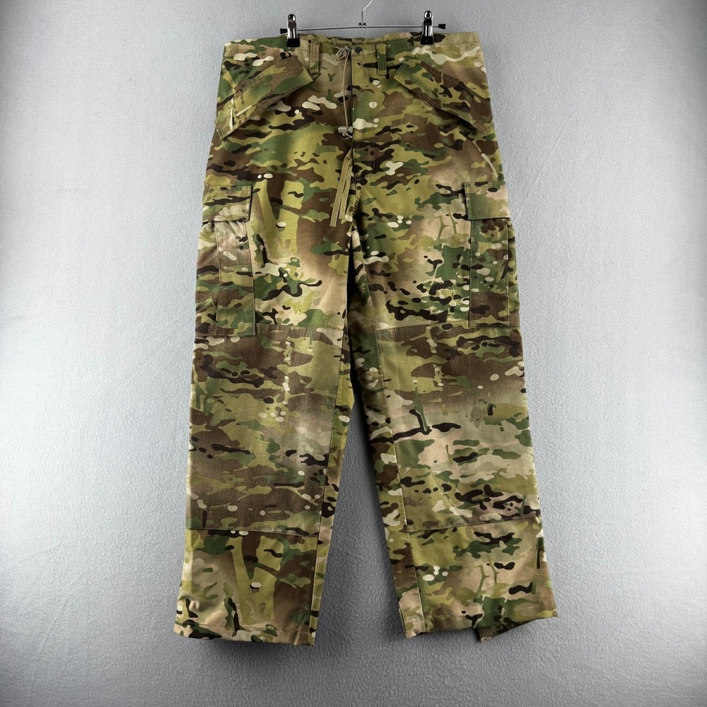 Multicam Goretex Rain Pants Mens Medium Trousers APECS Military Army Waterproof